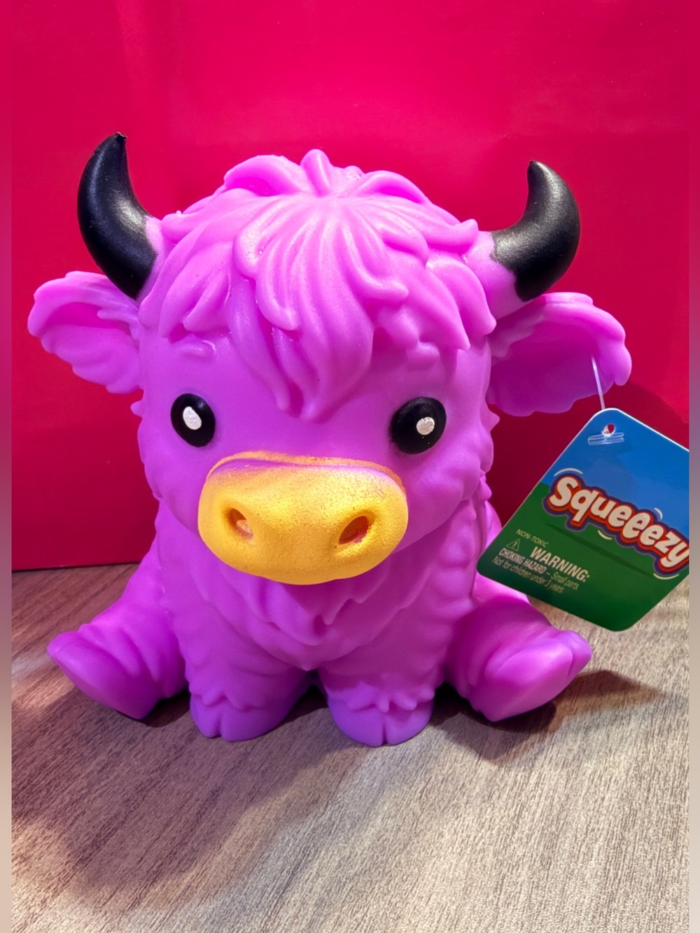Authentic Squishy Highland Cow-Purple